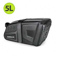 NEWBOLER Bicycle Seat Bag Portable Bike Saddle Bag EVA Hard Shell Bike Tail Bag MTB Road Bike Bag Accessories - Multicolor - View 13