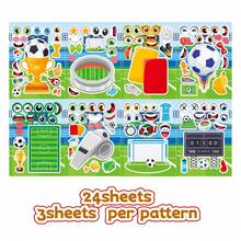 1 Set Mixed Color One Size Paper Children 3D/DIY Stickers - Mixed Color - View 8