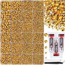 30,000pcs Red Flat Back Resin Rhinestones, 24-Grid Crystal Gemstone Storage Box, Includes 3 Bottles Of B7000 Jewelry Glue, Round Jelly Gems With Tweezers, Suitable For Making Jewelry, Shoes, Clothes, Fabrics, Bags, Artworks, Phone Cases, Decoration, DIY Rhinestone Kit - View 18
