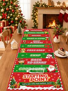 1pc Christmas Rolling Game Score Scroll, Rolling Score Family Game Scroll With Elf, Santa Claus, Reindeer, Snowman Patterns, Rolling Game Prop, Merry Christmas Decoration, Christmas Decoration, Christmas Decoration, Home Christmas Decoration - Multicolor - View 6