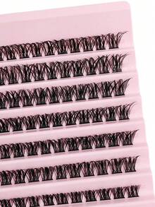LIMEIKAI 120 Clusters False Eyelashes, 8-16mm, Thin Natural, D Curl, Fluffy Clusters, DIY Eyelash Extension, Eyelash Clusters, Individual False Eyelashes, False Eyelashes, False Eyelashes - C - View 9