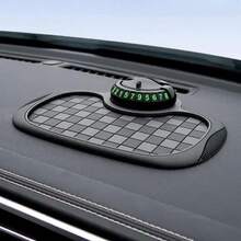 BABY STORY Car Dashboard Anti-Slip Mat, 2026 New Multifunctional Car Anti-Slip Pad With Temporary Parking Number, Universal Rotatable Car Phone Holder - With Stand - View 7