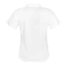 Spiro Womens/Ladies Sports Team Spirit Performance Polo Shirt - White/Red - View 2