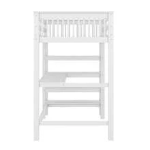 Bed Frame Kids 90x200 With Desk And Shelves, Grey - 白色 - 查看 9