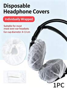 10pcs,30PCS Disposable Earphone Covers,Non-Woven Fabric Headphone Covers For Internet Cafe,Gaming Hotel,Aviation Headset,Dust-Proof,Sweat-Proof,Effectively Reduce Earphone Wear - A - View 15