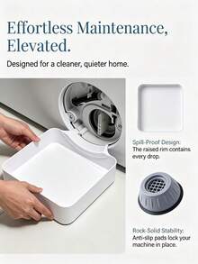 1pc Heavy Duty G-Shaped Washing Machine Drain Pan, Upgraded Large Capacity Washing Machine Dehydration Tray, Multi-Functional Washing Machine Drain Accessory, Washing Machine Outlet Cleaner And Organizer, Suitable For Washing Machine Outlet Water Storage, Bathroom Accessory, Home And Travel Essential, Decorative Storage, Halloween, Housewarming Gift - Multiple Styles - View 3