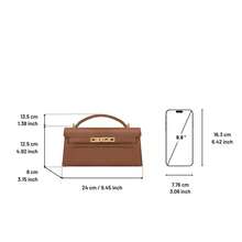 Lightweight Crocodile-Pattern PU Handbag, High-Quality Large Capacity Handbag, Fashionable Women's Handbag With Metal Buckle - 棕色 - 查看 3