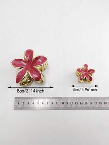 3/6pcs Solid Color Street Style ABS Plastic (ABS Resin) Hair Claw Clips, Suitable For Daily Wear - Multicolor - View 5