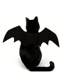 Pet Bat Wings, For Cats, Halloween Party Decoration, Dog Leash And Collar, Bat Cosplay Costume, Cute Puppy And Kitten Costume Accessories - Multicolor - View 2