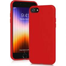 適用於 iPhone 13 的保護殼，[軍規級防震保護] 矽膠保護殼，配備柔軟耐刮微纖維內襯，適用於 iPhone 14 15 16 Pro Max 17 Pro Max XS Max XR 7 8 Plus SE2022 6s 6s Plus 12 Mini 11 - 紅色 - 查看 7