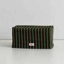 Korean Style Printed Striped Fabric Wet Wipes Storage Bag, Living Room And Kitchen Wet Wipes Bag, Large Capacity Tissue Storage Organizer - Wet Wipes Pack - View 12