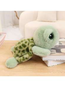 Peluche tortuga marina verde 23cm suave esponjoso, decoración sofá dormitorio regalo navidad cumpleaños - Multicolor - Ver 3