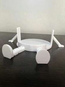 Creative Human-Shaped Toilet Paper Holder, Unique Newspaper Reading Toilet Paper Holder - Fun Sitting Design, ABS Plastic, Suitable For Bathroom, Bedroom And Living Room Storage Decoration, Gift For Friends/Family/Hostess, Toilet Paper Roll Holder, Tissue Box - Multicolor - View 4