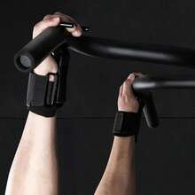2pcs Set Fitness Squat Weightlifting Pull-Up Wrist Hooks Horizontal Bar Sports Equipment, Used To Reduce Strength Training, Not Hand Grip Strength Hooks Gym Accessories - Multicolor - View 8