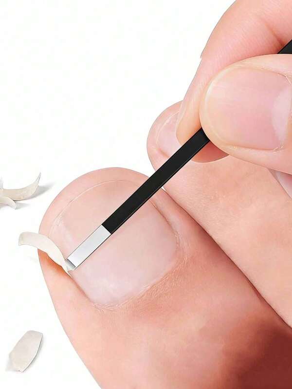 1/3/6/10pcs Ultra-Thin Toenail Trimming Tool Set, Deep Groove Nail Care Auxiliary Stick With Storage Box, Portable Nail Gap Cleaning Tool, Unisex, Home Foot Care Manicure Supplies, Mother's Day Father's Day Back To School Gifts