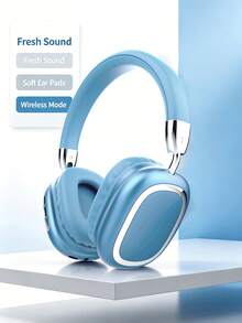 Gerripuer 新款耳罩式無線耳機 HIFI 高解析通話 舒適 MP3 可折疊可旋轉伸縮 ABS 塑料金屬質感 高端商務禮品 無線耳機 5.3 智能晶片 HIFI 音效 雙連接 超長續航 無線耳機 簡約便攜 長續航 HiFi 立體聲 低延遲 適用於手機、電腦和遊戲耳機 - 霧霾藍 - 查看 3