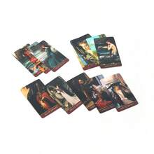 Tarof Of Persephone's Garden 塔羅占卜遊戲卡牌派對遊戲 - 酒紅色 - 查看 5