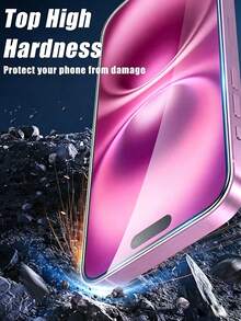 MSRI 3片裝，適用於iPhone13的高定義鋼化玻璃螢幕保護貼，高硬度、透明、防刮、防摔、防水、防指紋，相容於iPhone11/12/13/14pro Max/15pro Max/16/16pro/16plus/16pro Max/16e/17/17 Air/17 Pro/17 Pro Max - 白色 - 查看 5