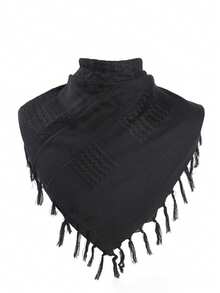 1pc Desert Style Scarf For Men, Motorcycle Riding Headscarf, Soft Warm, Jacquard Pattern, Versatile Fashion Scarf, Outdoor Premium Traditional Apparel - Multicolor - View 9