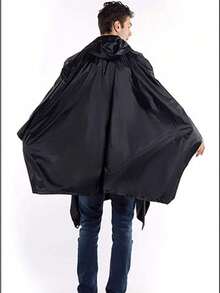 1 pieza Impermeable de Body completo reforzado, capa de lluvia con capucha de una sola pieza, mono impermeable de moda para adultos para ciclismo y senderismo al aire libre - Multicolor - Ver 13