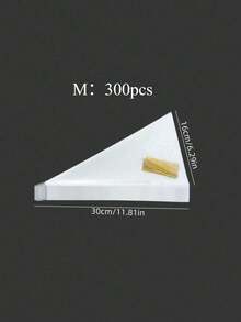 50pcs Transparent Triangle Candy Bags With Twist Ties, Cone-Shaped Clear Food Packaging Bags For Snacks, Popcorn, Candy, Cookies, Chocolate, Pastries, Etc. Suitable For Party Favors, Wedding Decor, Gift Giving. 3 Sizes Available. - Multicolor - View 15