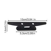 2pcs Zinc Alloy Rope Cleats, Curtain Rope Fixing, Lightweight Mooring Post, Fixing Hardware - Ship's Mast - View 4