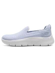Skechers Women's GO WALK FLEX Slip-On Breathable Soft Sole Lightweight Casual Walking Shoes 124847-LTBL - Light Blue - View 6