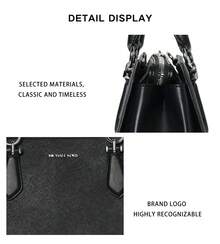 Michael Kors Marilyn 素色單肩斜挎手提包 35F5S6AS2L 黑色 - 黑色35F5S6AS2L BLACK - 查看 9