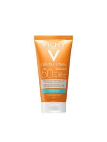 Vichy [حزمة] كابيتال سوليل واقي شمس مائي SPF30 200 مل + سائل وجه واقي بلمسة جافة ملون SPF50 50 مل - شفاف - مشاهدة 4