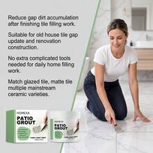 Long Lasting Tile Renovation Grout! 100g Light Grey Patio Sealant Paste, Waterproof Anti-Mold Gap Filler For Indoor Outdoor Ceramic Marble Tile Joints - Tile Grout - View 13