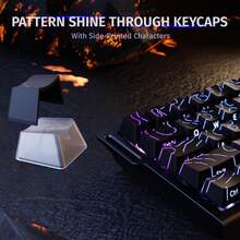 ATTACK SHARK X68 HE 8000Hz Rapid Trigger Keyboard, 0.01mm RT Precision Wired Gaming Keyboard With Magnetic Switches, Adjustable Actuation Distance, Rapid Trigger, Snap Tap, RGB Lighting, Compatible With PC - View 6