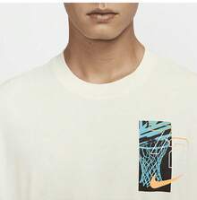Nike New Men's Casual Sports Running Loose Lightweight Comfortable Short Sleeve T-Shirt FZ8094-113 - Champagne - View 2