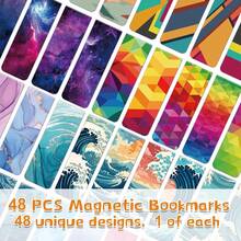 96pcs Magnetic Bookmarks Christian Bible Reading Gift Set For Women Men Children Teachers Book Lovers Inspirational Cute Decorative Page Markers Clips Colorful - Hybrid - View 18