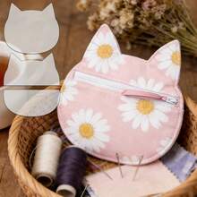 3 PiecesCat Mini Creative Coin Purse Template, DIY Wallet Sewing Template, Durable Transparent PET Template, Handmade Craft Tool, Suitable For Sewing Projects, Perfect Gift For Craft Enthusiasts - Classic - View 4