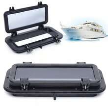 Yacht Window Rectangular Ship Window Boat Window - Black - View 5
