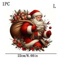 1pc/2pcs/3pcs Santa Claus Gift Carnival! Heat Transfer Pattern Suitable For T-Shirts, Sweatshirts, Pillows, Backpacks And Handbags, Ideal Holiday Gift, Holiday Gift Project | Holiday Design | Durable Printing - Multicolor - View 3