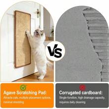 Natural Sisal Cat Scratching Pad, Multi-Purpose Sofa Furniture Protector, Durable Cat Claw Scratching Toy Carpet, Suitable For Indoor Cats - one-size - View 8