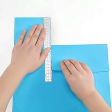 Metal Cutting Die, Asymmetrical Ruler Cutting Mold DIY Paper Card Craft For Scrapbooking, Greeting Card Decoration, Embossing, Home Project Making Tool Carbon Steel Mold - Ruler - View 4