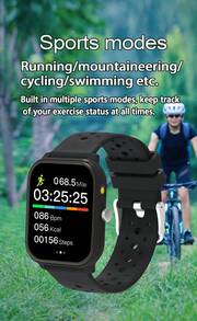 NcmRyu 1.83 Inch HD Display Smart Sports Watch, Flashlight, 260mAh Battery, Bluetooth Calling, Multiple Sports Modes, Suitable As Gift For Friends And Couples, Compatible With Android And IOS - View 5