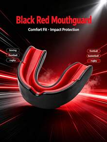 Sports Mouth Guard Set, 4 Colors, Professional Dental Protection, Suitable For Boxing, Muay Thai, MMA, Wrestling, Hockey And Other Contact Sports, Fit For Adults And Teenagers - Multicolor - View 1