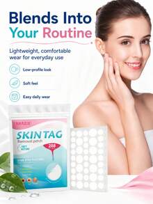 288 pièces Patchs anti-acné, formule douce confortable et respectueuse de la peau, soins naturels anti-acné, patchs hydrocolloïdes imperméables - Patchs anti-acné - Voir 3