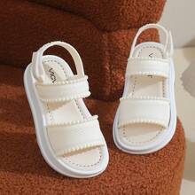 Caweiny Girls' Fashion Thick Sole Sandals Suitable For Daily Wear - White - View 6