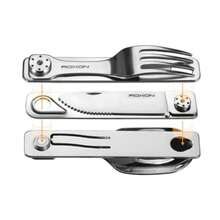 ROXON C1 cuchillo y cuchara desmontables para camping, aptos para acampar y hacer excursiones al aire libre - Pago - Ver 2