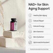 Miriyalyad NAD+ Dietary Supplement Capsules Formulated For Women Multi Ingredient Blend β-NAD+ Resveratrol CoQ10 D-Ribose Nutritional Support For Cellular Energy & Skin Wellbeing 90 Capsules - 1件 - 查看 2