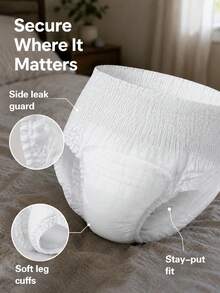 5/10/30pcs,Period Panties,Lightweight And Breathable,Quick Absorption,Super Absorbent,3D Stereoscopic Protection,Leak-Proof And Breathable,Odor Elimination,Random Pattern,Suitable For Summer Travel,Menstruation,Postpartum,Travel. - Menstrual Pants - View 3