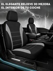 ONEEKA Car Seat Cover - Grey - View 6