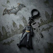 Monogram Warner Bros 1個 DC 正版授權蝙蝠俠角色可愛軟 PVC 鋅合金金屬 3D 立體公仔鑰匙圈吊飾，適用於背包、車鑰匙，節日禮物 - A - 查看 11