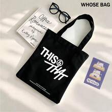 Hasbro THIS THAT Canvas Tote Bag, New Album THIS THAT RUN IT, STAY Support Gift Bag, Suitable For Birthday, Comeback Period And Other Occasions - Multicolor - View 8