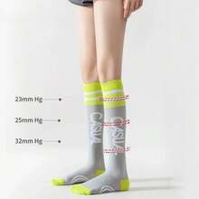 1 Pair Women's Compression Socks, Professional Running Socks, Jump Rope Fitness Cycling Hiking Leg Slimming Socks, Sports Socks - Multicolor - View 10
