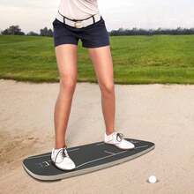 Golf Pressure Plate Golf Training Aid For Indoor Practice Weight Shift Balance Board - Black - View 3